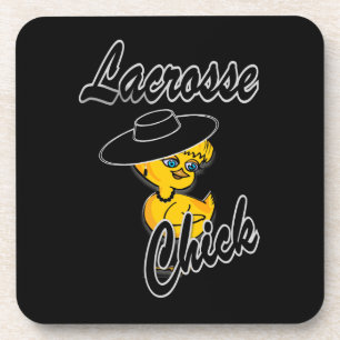 Lacrosse Chick #4 Coaster