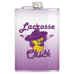 Lacrosse Chick Hip Flask