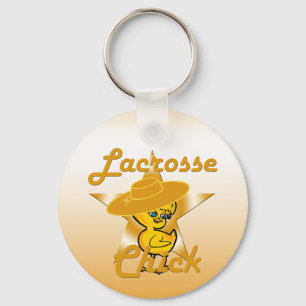 Lacrosse Chick Key Ring