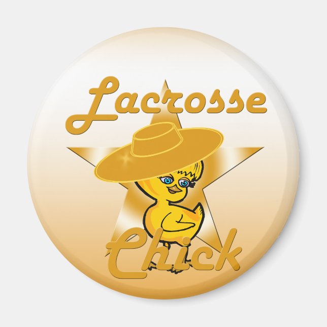 Lacrosse Chick  Magnet (Front)