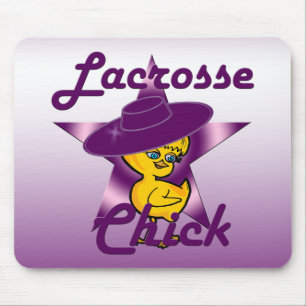 Lacrosse Chick Mouse Pad