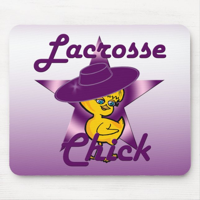 Lacrosse Chick  Mouse Pad (Front)