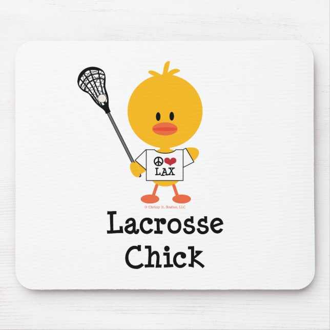 Lacrosse Chick Mousepad (Front)