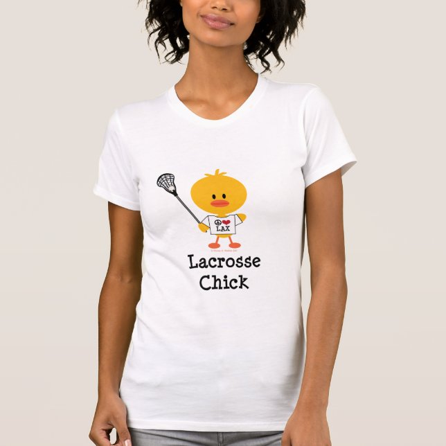 Lacrosse Chick T shirt (Front)