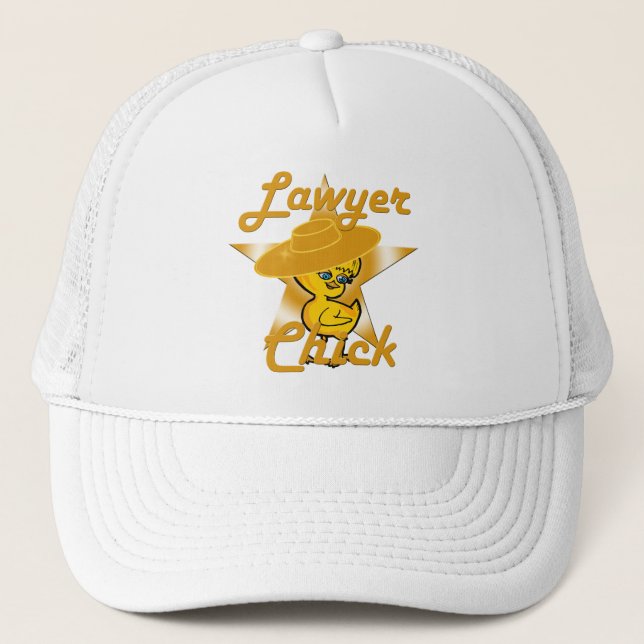 Lacrosse Chick  Trucker Hat (Front)