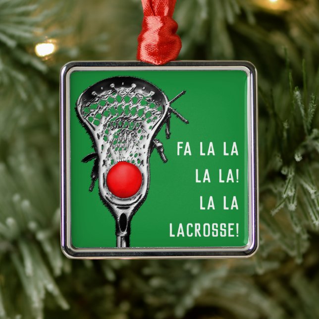 lacrosse Christmas cheer Metal Tree Decoration (Tree)