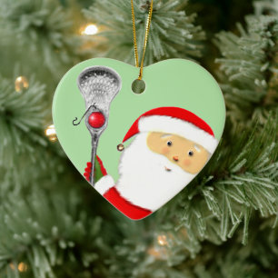 Lacrosse Christmas Collectable Ceramic Tree Decoration