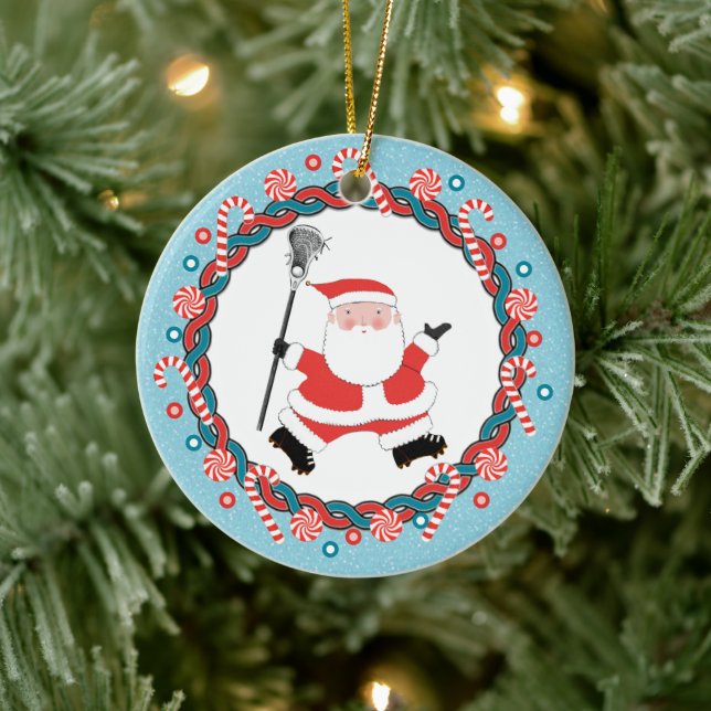 Lacrosse Christmas Collectable Ceramic Tree Decoration (Tree)