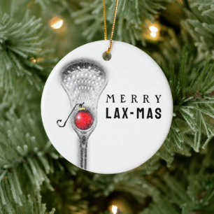 Lacrosse Christmas Collectable Ceramic Tree Decoration