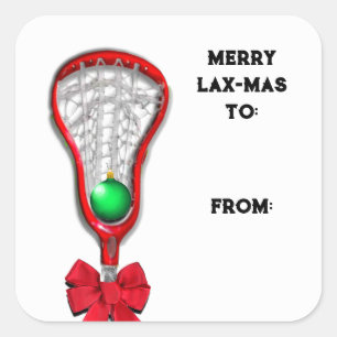 Lacrosse Christmas Gift Tags