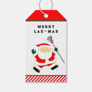 Lacrosse Christmas Holiday Gift Tags
