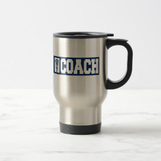 Lacrosse Coach - blue Travel Mug