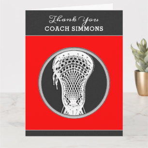 Lacrosse Coach Card