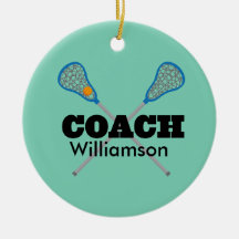 Lacrosse Coach Personalised Gift Idea