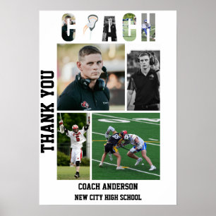 Lacrosse Coach Senior Night Graduation Poster