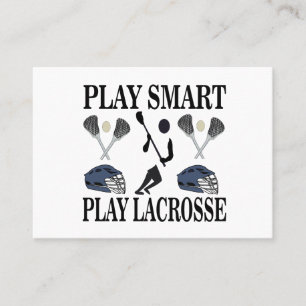 Lacrosse Coach Sports Business Card