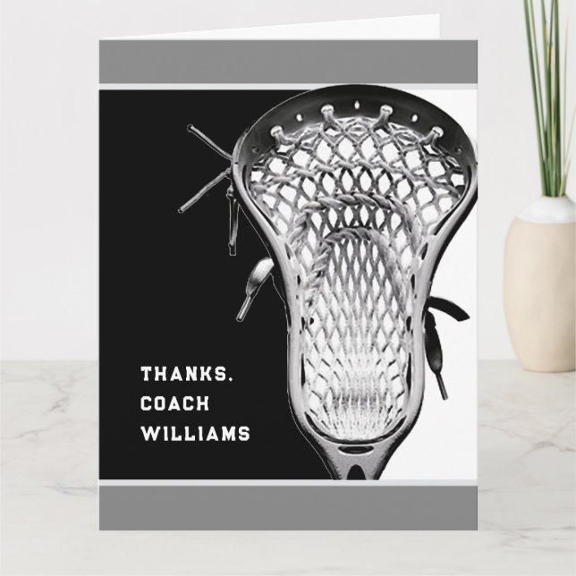 Lacrosse Coach Thank You (Front)