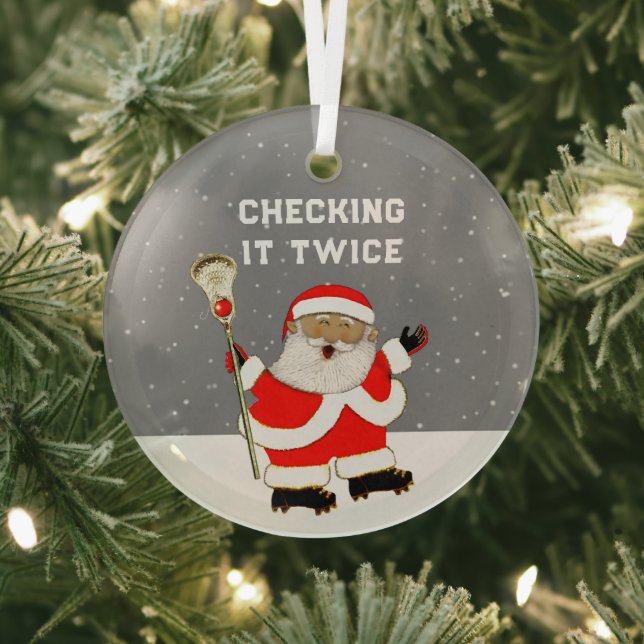 Lacrosse Collectable Glass Tree Decoration (Insitu)