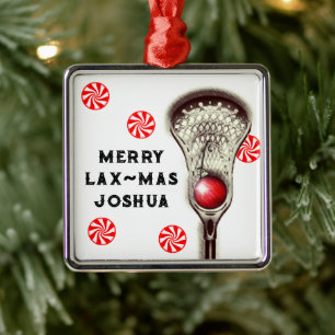 Lacrosse Collectable Metal Tree Decoration