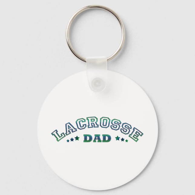 Lacrosse Dad Key Ring (Front)