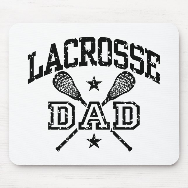 Lacrosse Dad Mouse Pad (Front)