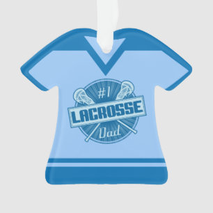 Lacrosse Dad Name & Number Jersey  Ornament