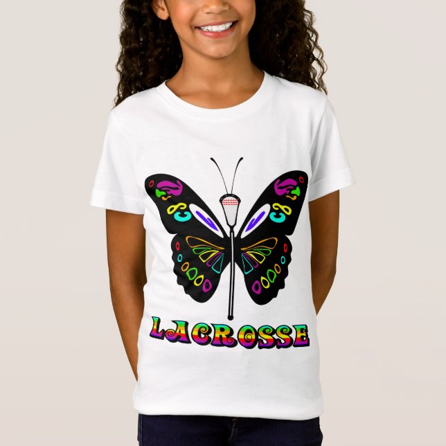 Lacrosse Designs Butterfly T-Shirt (Front)