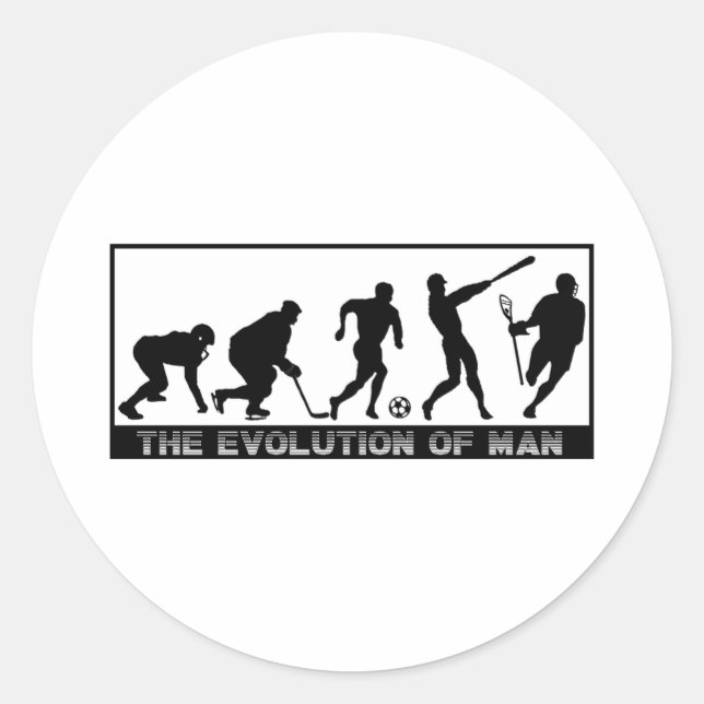 Lacrosse Designs Evolution Sticker (Front)