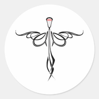 Lacrosse Designs Flying 2 Sticker