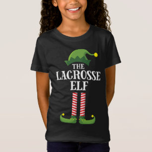 Lacrosse Elf Matching Family Group Christmas Party T-Shirt