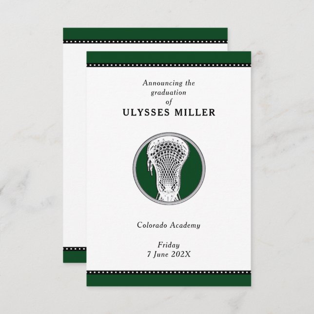 Lacrosse Event Announcement (Front/Back)