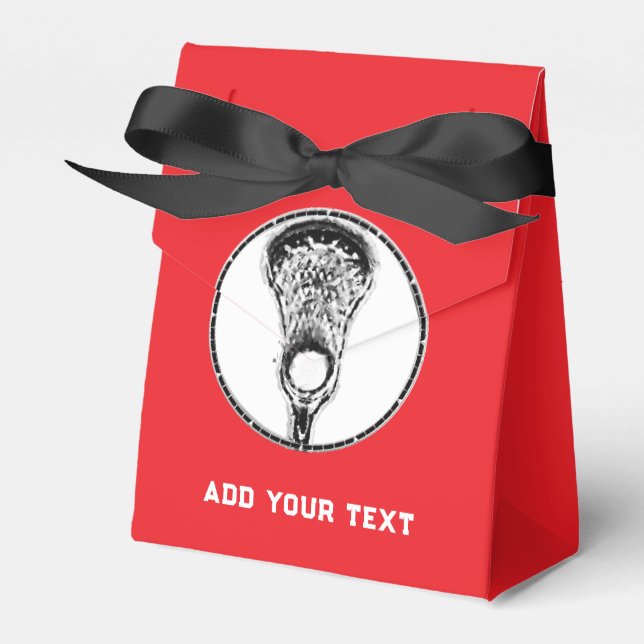 Lacrosse Favour Box (Front Side)