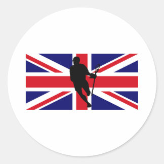 Lacrosse Flag IRock UK Sticker
