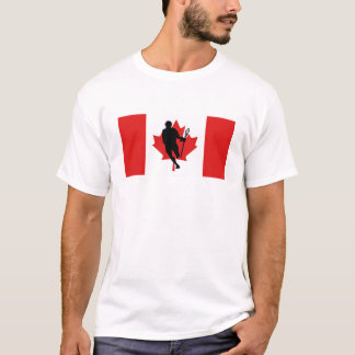 Lacrosse Flag IRockCanada T-Shirt