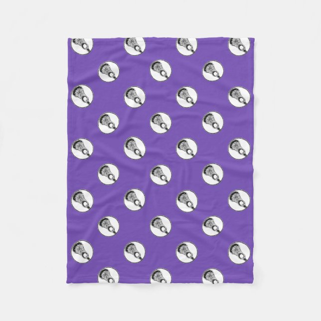 Lacrosse Fleece Blanket (Front)