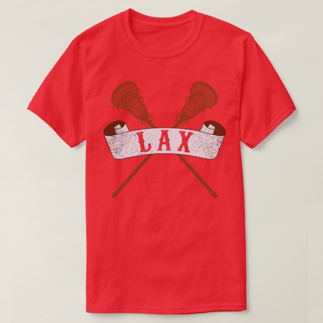 Lacrosse Funny Lax 5 T-Shirt (Design Front)
