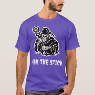 Lacrosse Funny Meme Sarcasm Sports Skeleton Hallow T-Shirt