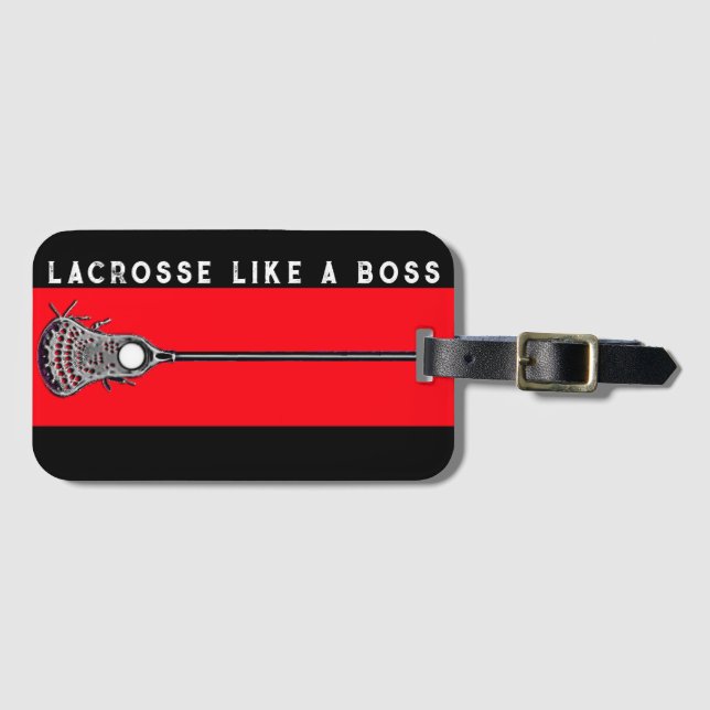 Lacrosse Gear Luggage Tag (Front Horizontal)