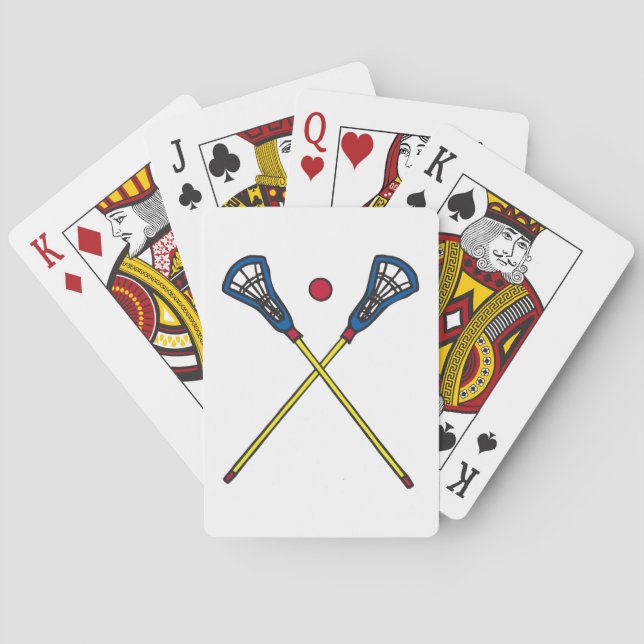 Lacrosse Gear Playing Cards (Back)