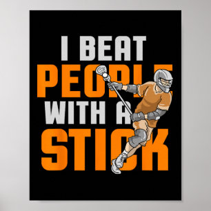 Lacrosse Gifts For Boys Lax Lacrosse Player Stick  Poster