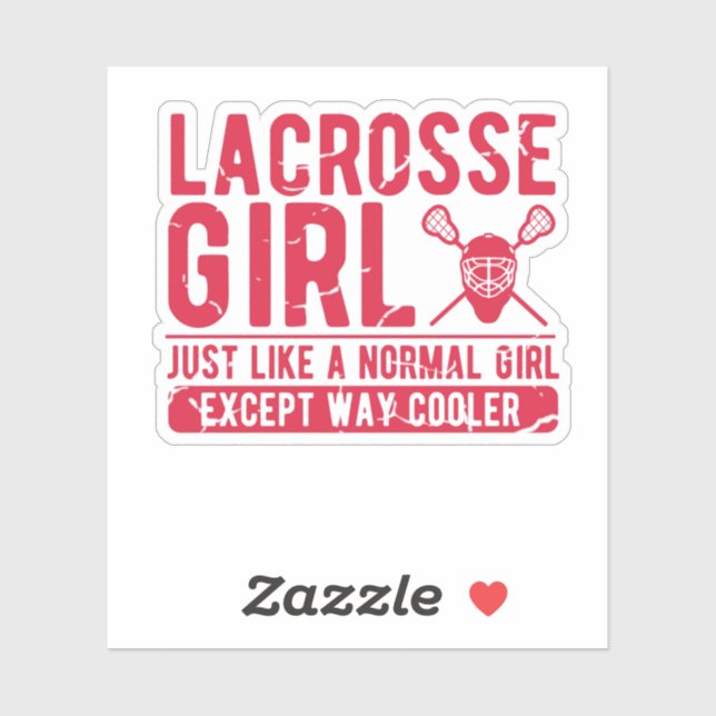 Lacrosse Girl Gift - Women's LAX - Ladies Lacrosse (Sheet)