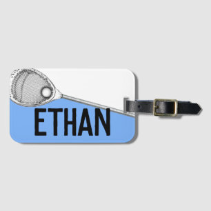 Lacrosse Goalie Gear Luggage Tag