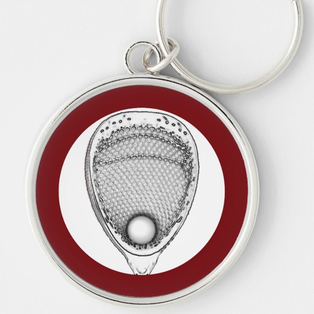 Lacrosse Goalie Keychain (Front)