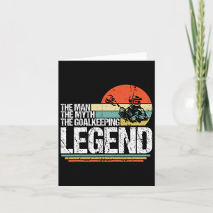 Lacrosse Goalie Lax Goalkeeper Funny Lacrosse Play Card