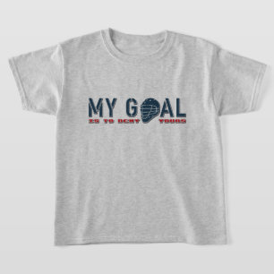 Lacrosse Goalie 'My Goal’ Lax Quote T-Shirt