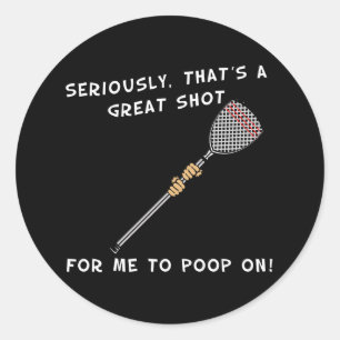 Lacrosse Goalie Poop Sticker
