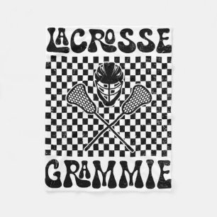 Lacrosse Grammie Lacrosse Lover Mothers Day Fleece Blanket