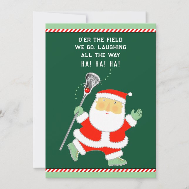 Lacrosse Holiday Christmas Cards (Front)