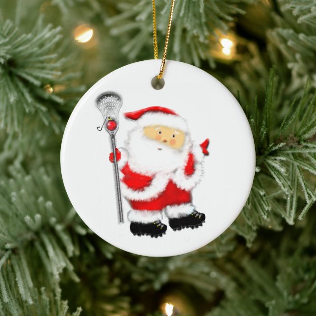 Lacrosse Holiday Gift Ceramic Tree Decoration (Tree)