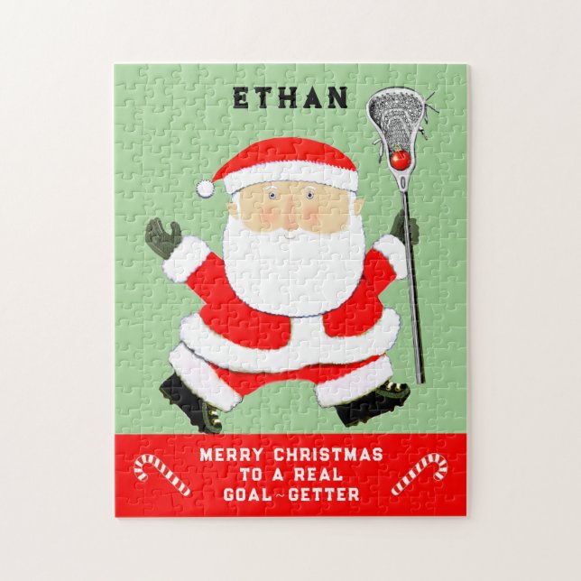 Lacrosse Holiday Gift Jigsaw Puzzle (Vertical)